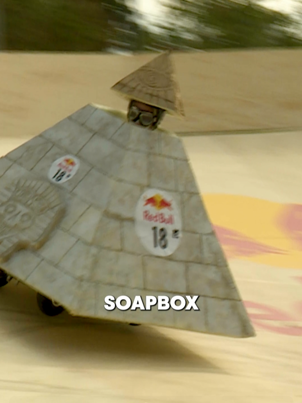 who knew pyramids were also a form of transport? 🤔 #redbull #givesyouwiiings #redbullsoapbox