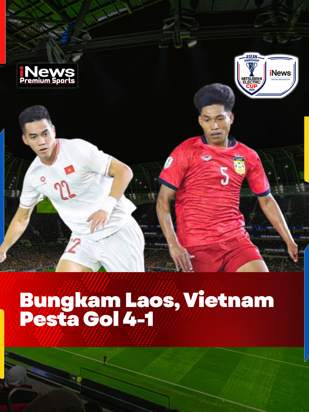 Timnas Vietnam membantai tuan rumah Laos 4-1 pada matchday pertama Grup B Piala AFF 2024 di New Laos Stadium, Vientiane, Laos, Senin (9/122024) malam WIB. Hasil itu membuat tim berjuluk The Golden Star Warrios memuncaki klasemen Grup B. Baca selengkapnya hanya di  https://www.inews.id/sport/soccer/timnas-vietnam-bantai-laos-4-1-di-laga-perdana-piala-aff-2024/all #PialaAFF #AMEC #Vietnam #Laos #VietnamLaos