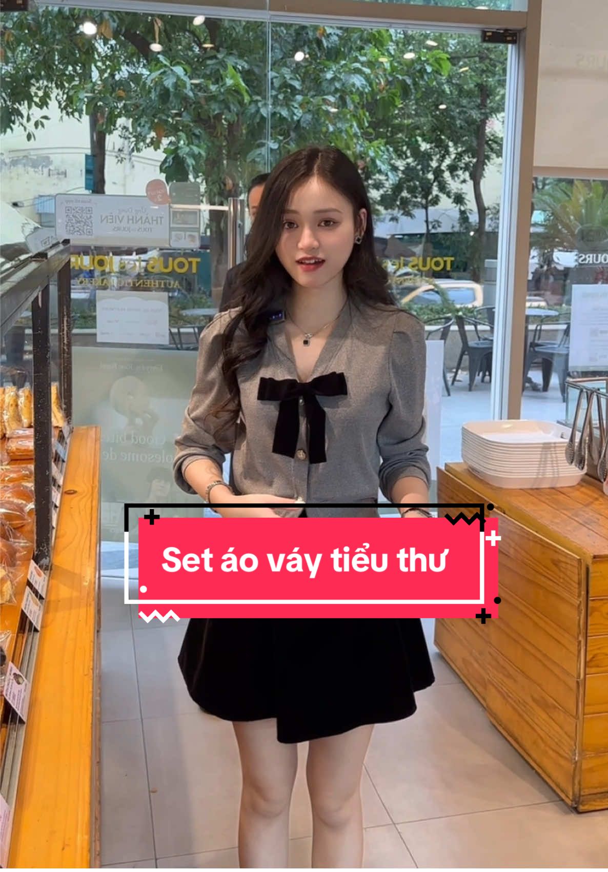 Set áo váy tiểu thư xinh lắm #xuhuong 