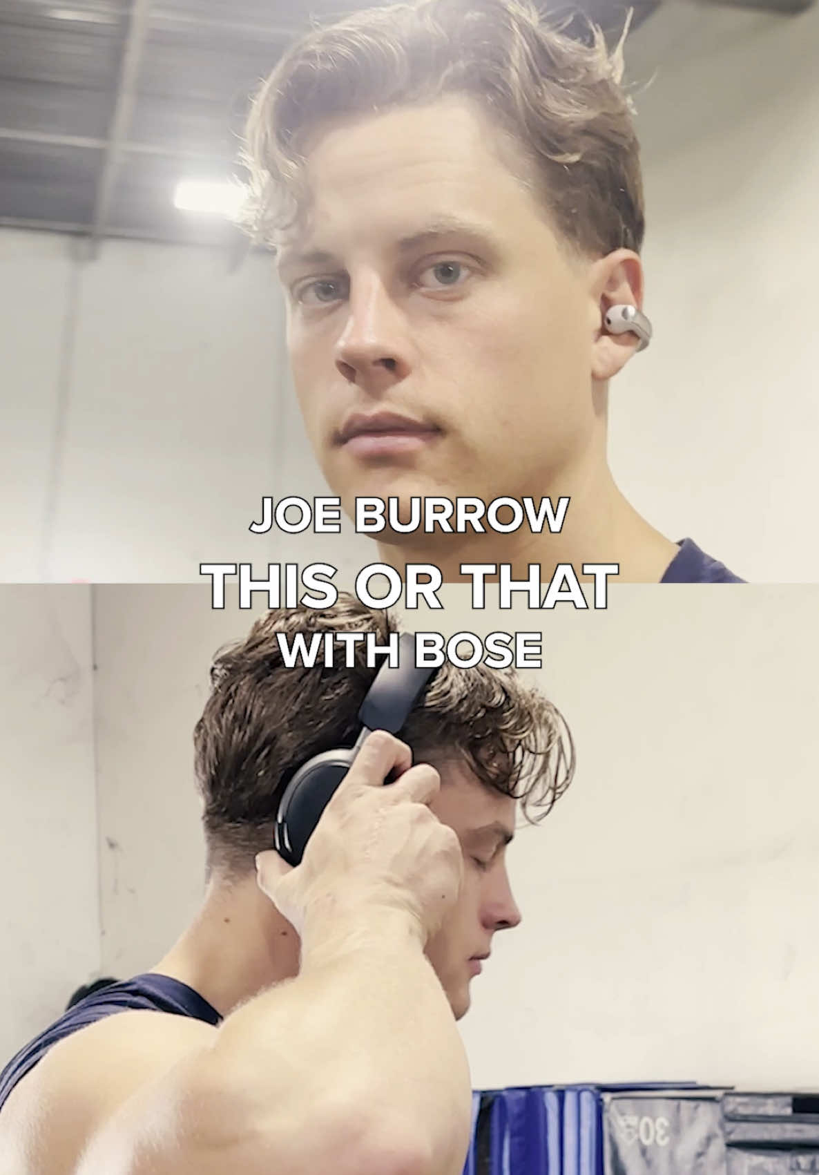 Joe Burrow shares when he grabs for the Ultra Open Earbuds and when he goes for QuietComfort Ultra Headphones. #football #wireless #bose 