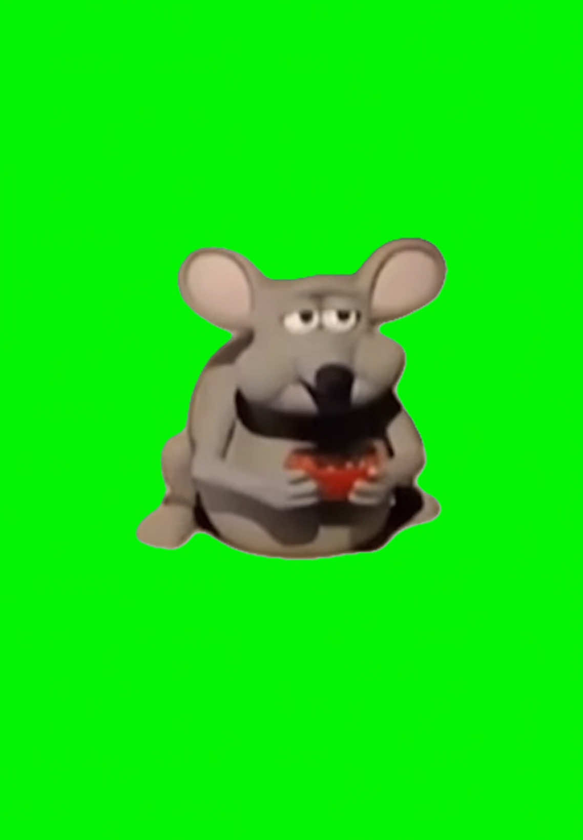 Depressed Mouse Eating | Green Screen #mouse #sad #capcut #depressed #eating #alone #meme #memecut #fyp 