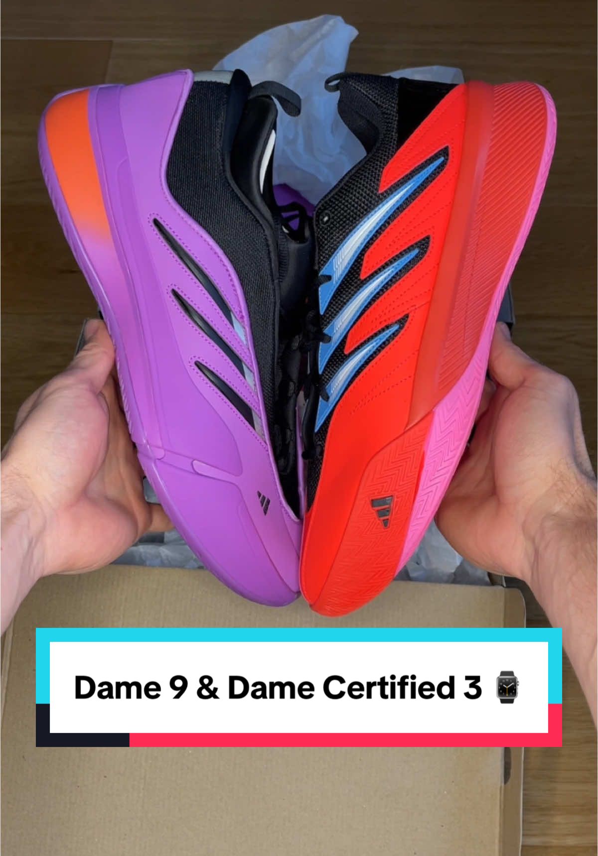 Adidad DAME 9 & DAME Certified 3 ⌚️ AD: for a discount you can use my code LUKAS @Kickz  #basketballshoes #dame9 #damecertified3 #damianlillard #adidasdame 