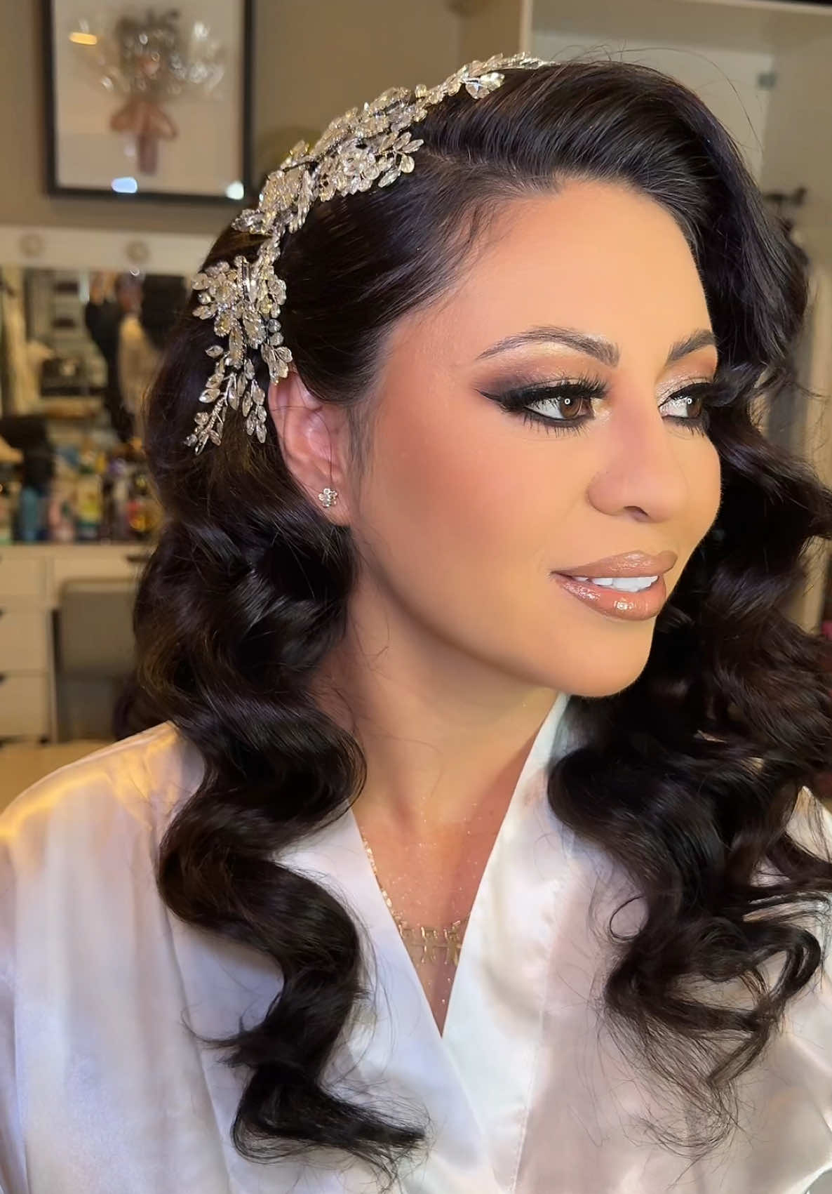 My beautiful Beide💐 Glam by me💄✨ #fyp #parati #paratiiiiiiiiiiiiiiiiiiiiiiiiiiiiiii #fypシ #fyppppppppppppppppppppppp #bride #bridemakeup #brideglam #novia  #maquillajedenovia #bridehair #oldhollywoodglam 