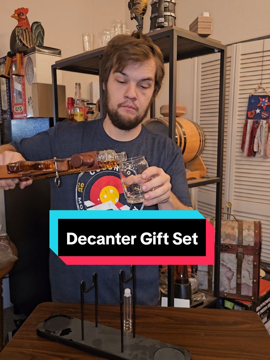 Replying to @chinchillas1919191 it gets complicated, I know, but I think we can all manage with these instructions #whiskeydecanter #bourbonlover #novelty #howtouse #wowfactor #giftsforhim #christmasgiftideas #toptierdecember #giftguide #TikTokShopCreatorPicks 