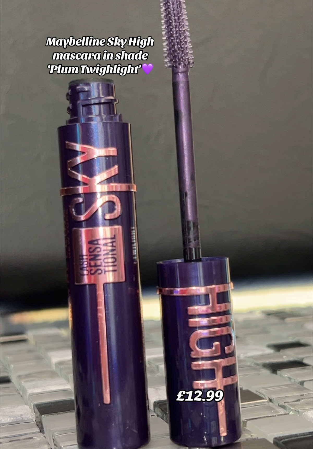 UK’s NO.1 mascara now in new shade ‘PLUM TWIGHTLIGHT’💜 @Maybelline NY @MaybellineUK #new #mascara #skyhigh #skyhighmascara #colouredmascara #skyhighplumtwilight #plumtwight #purplemascara #forupage #fyp 