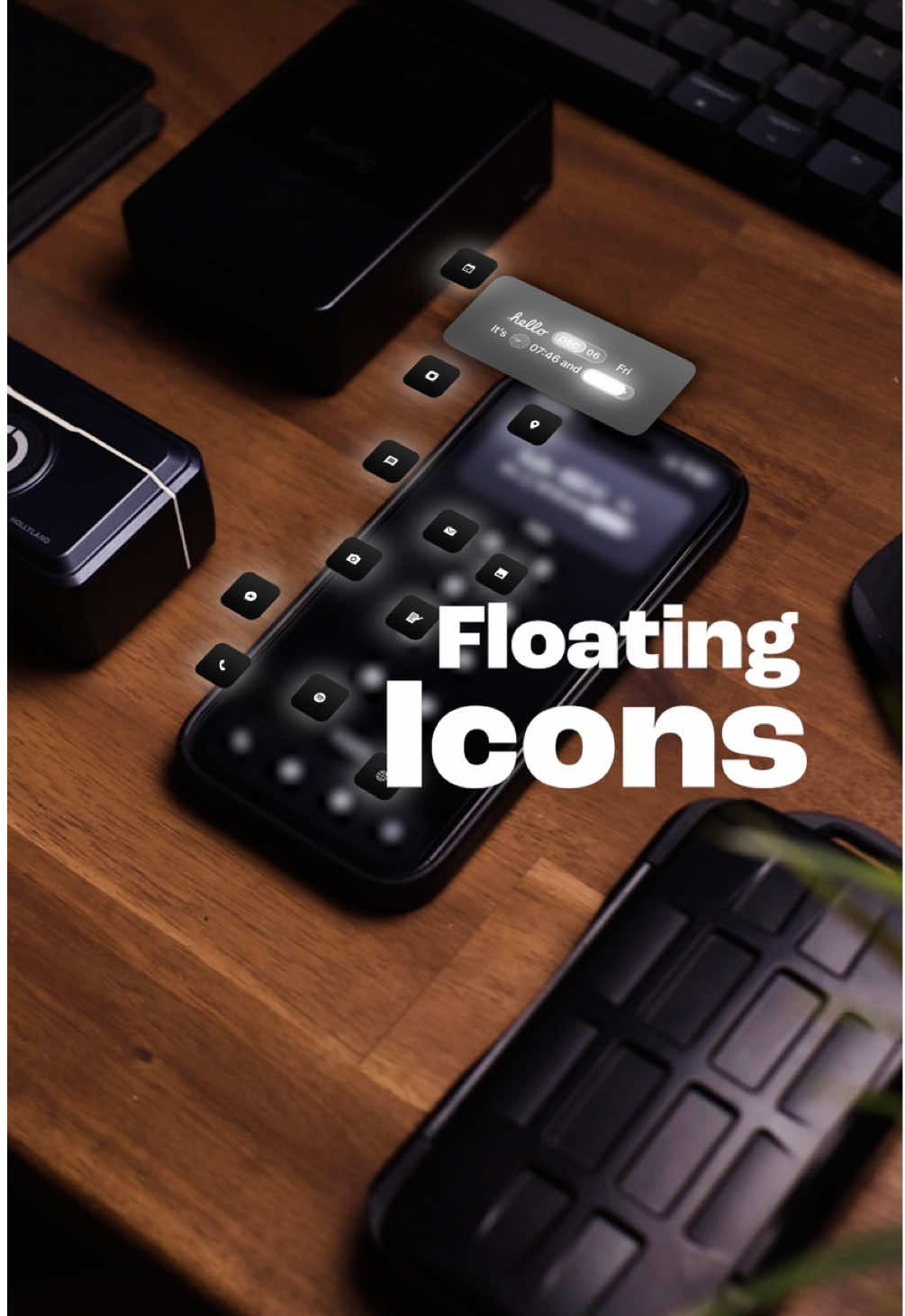 Here‘s how you can let the Icons on your iPhone float 😍🙌🏼 Inspiration: @motion_nations  #videoediting #videoeffects #videoedits #editing #editingtutorial 