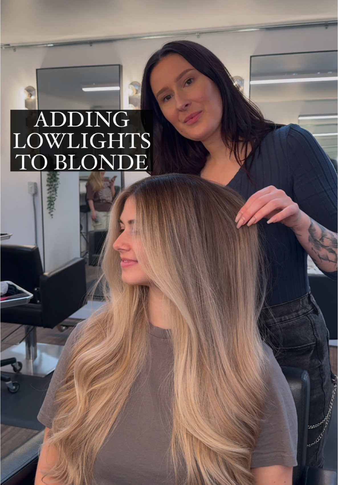 Lowlights Don’t Have To Be Complicated ✨ Adding lowlights to blondes can definitely feel intimidating if you haven’t had a lot of experience with it yet! But my technique and placement gives FLAWLESS results so give this a try! 😊 Stay Tuned For Part Two!  SAVE, SEND, DROP SOME LOVE ❤️ #trendinghair #hairtrends #lowlights #haireducation #hairtutorials #hairhacks #dimensionalblonde #longhairstyles #blondehair #hairtransformation 