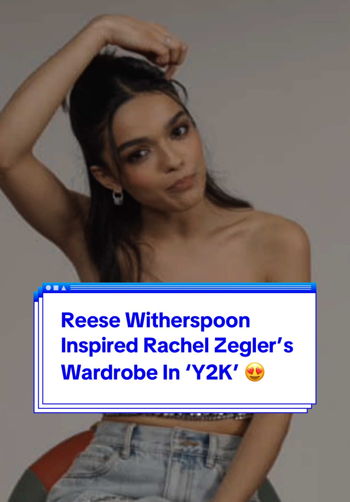 #ReeseWitherspoon inspired #RachelZegler’s wardrobe in #Y2K 😍 #FilmTok #RachelZeglerEdit 