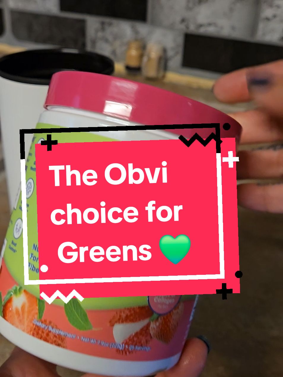 I've got the Obvious choice not pun intended 😅  @Obvi has the perfect mix of collagen greens for you to start your morning right #obvi #obvicollagen #ovbigreens #obviouschoice #tiktokshopping #momsmusthave #creatorsearchinsights #startyourdayright #collagen #superfoodgreens 