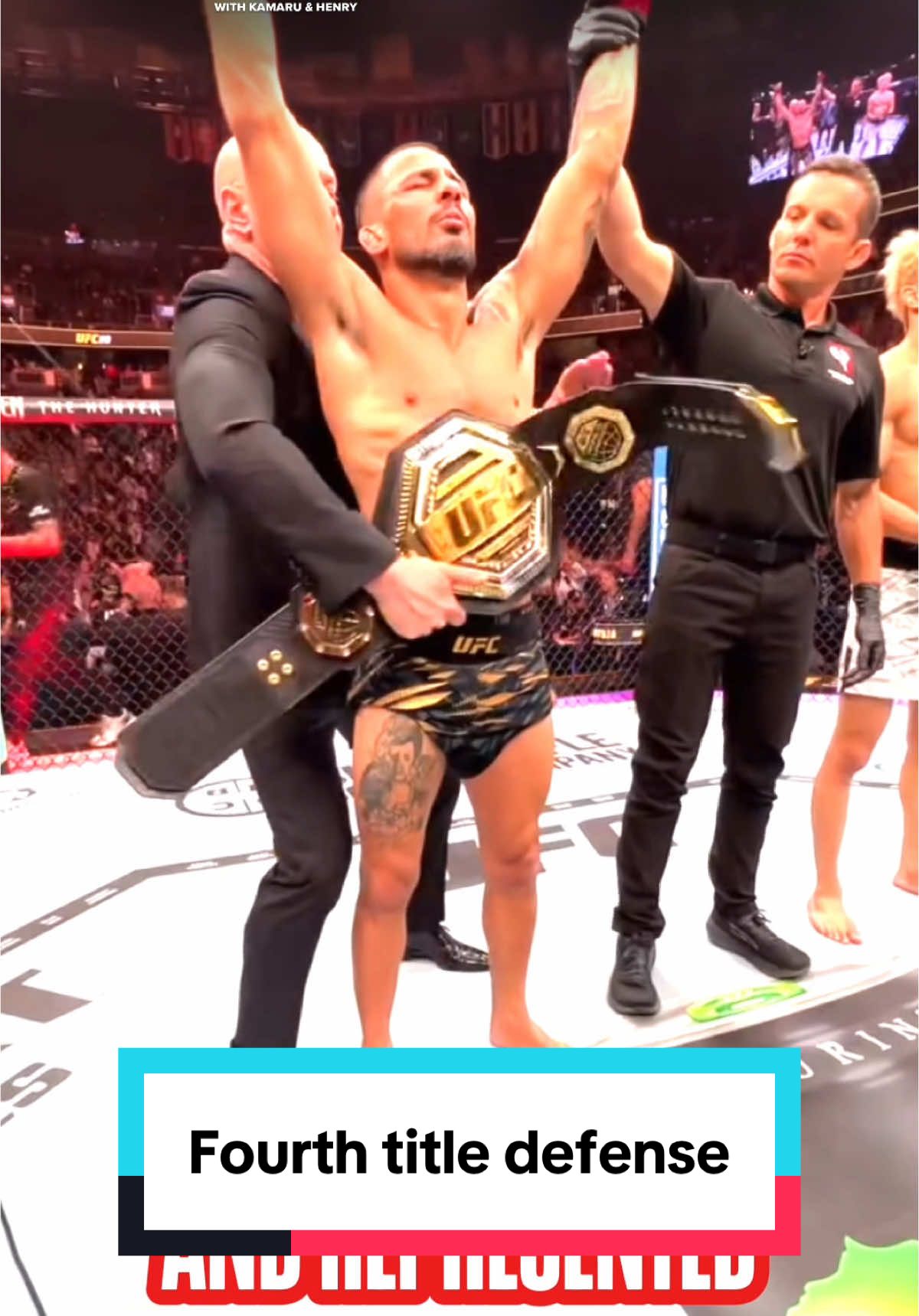 Alexandre Pantoja’s fourth title defense 😤💪 #ufc310 #alexandrepantoja #iangarry 
