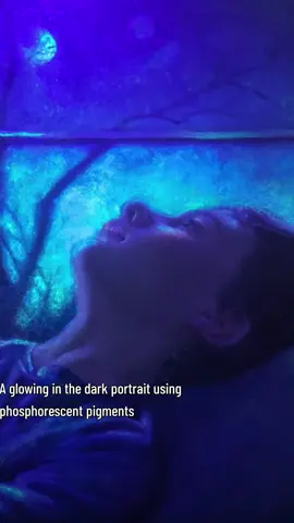 My newest painting title Glimmer is now on view in the exhibition, BFF Modern Portraits for @33 Contemporary Gallery !  This is an experimental piece. It's the first time I experimented with the use of #phosphorescent pigments and strontium alluminates, I'm loving the effect! I wanted to use this process to convey the metaphor of finding light in the dark.  #illumination #alchemy #artistalchemist #glowinthedark #experimentation #originalpainting #findingthelight #oilpainting #modernportrait #artsy 