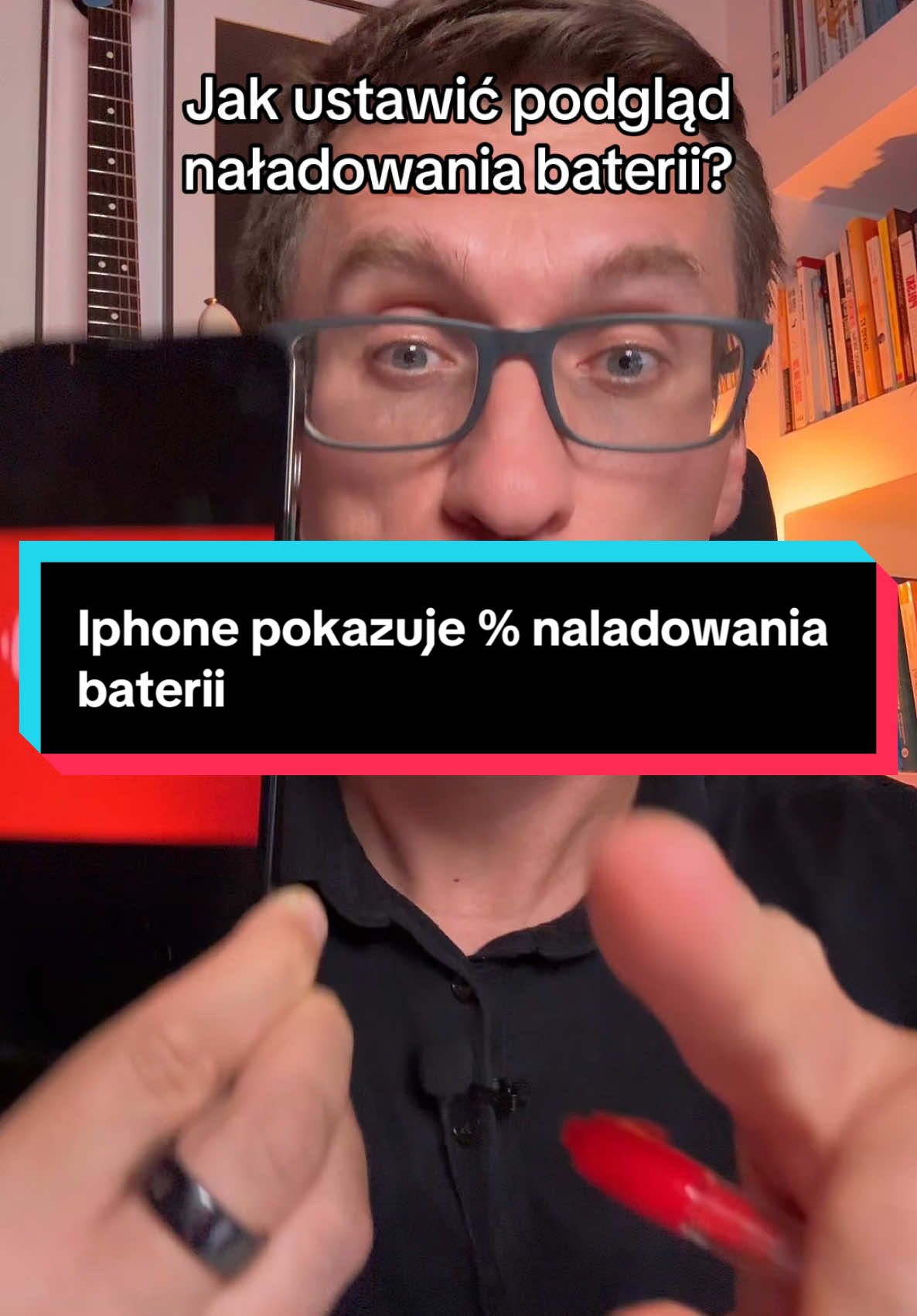 Jak ustawić procent naładowania baterii w iPhonie? #iphone #iphonetricks #iphonetips 