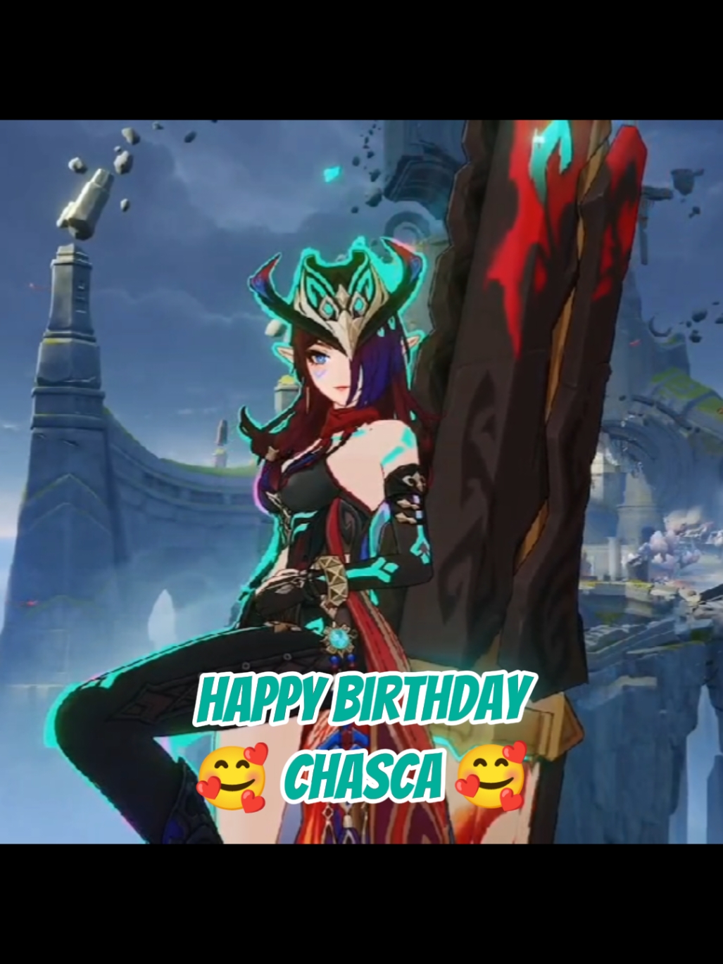 Hepi Bday Ratu Terbang Ochkanatlan kuh #ochkanatlan #chasca #chascagenshinimpact #chascagenshin #GenshinImpact #genshin 