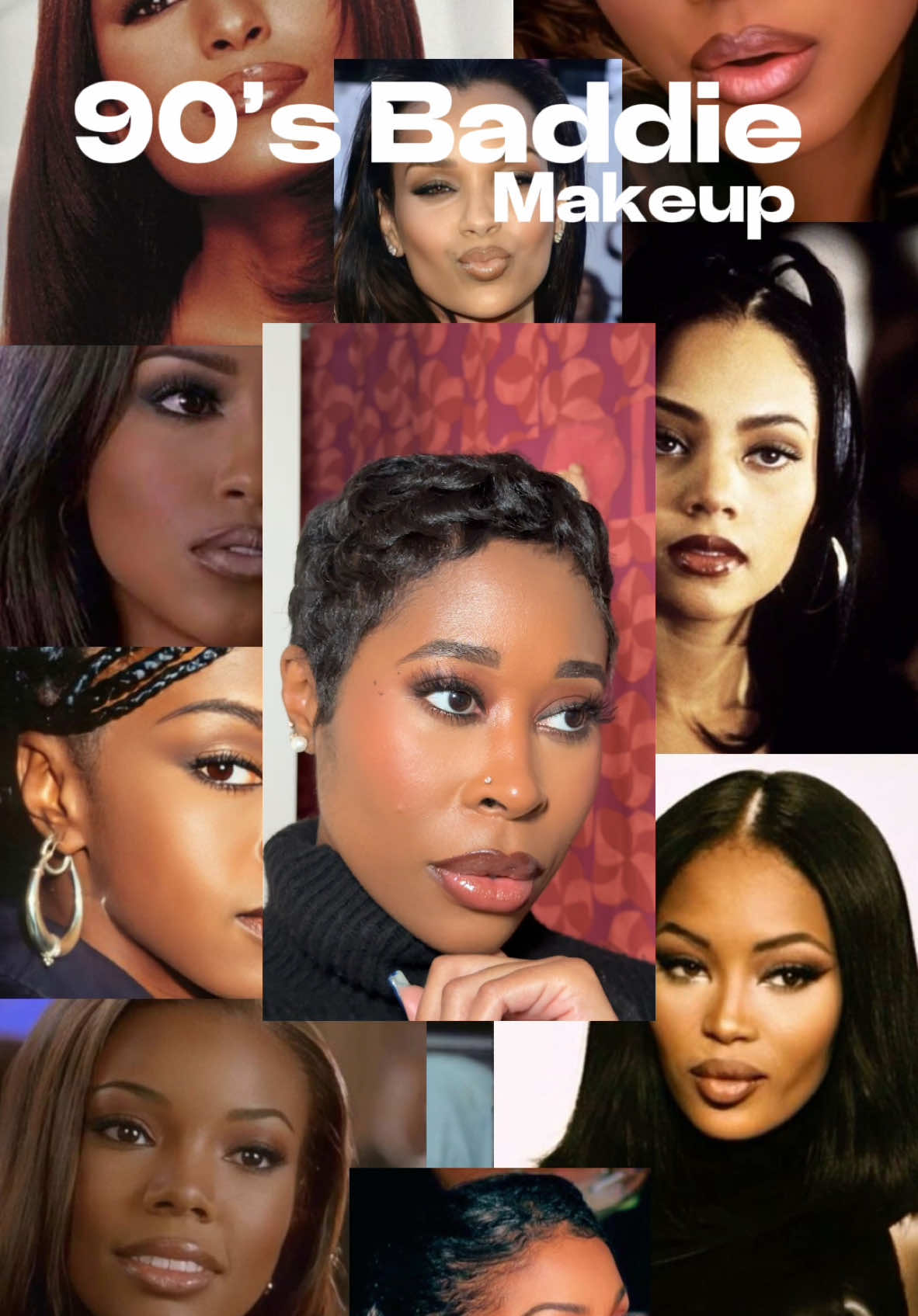 I’m a 90s babe.  91’ to be exact ♥️  @maccosmetics @Haus Labs by Lady Gaga @Lancôme @ONE SIZE BEAUTY @Charlotte Tilbury @urban decay @makeupbymario @YSL Beauty @Ami Colé @NYX Professional Makeup @LYS Beauty  #90saesthetic #90s #90smakeup #90sfine #90sblackwomen #beauty #makeuplook #makeuplooks #softglam #softglammakeup #makeuptutorial #makeuptransformation 