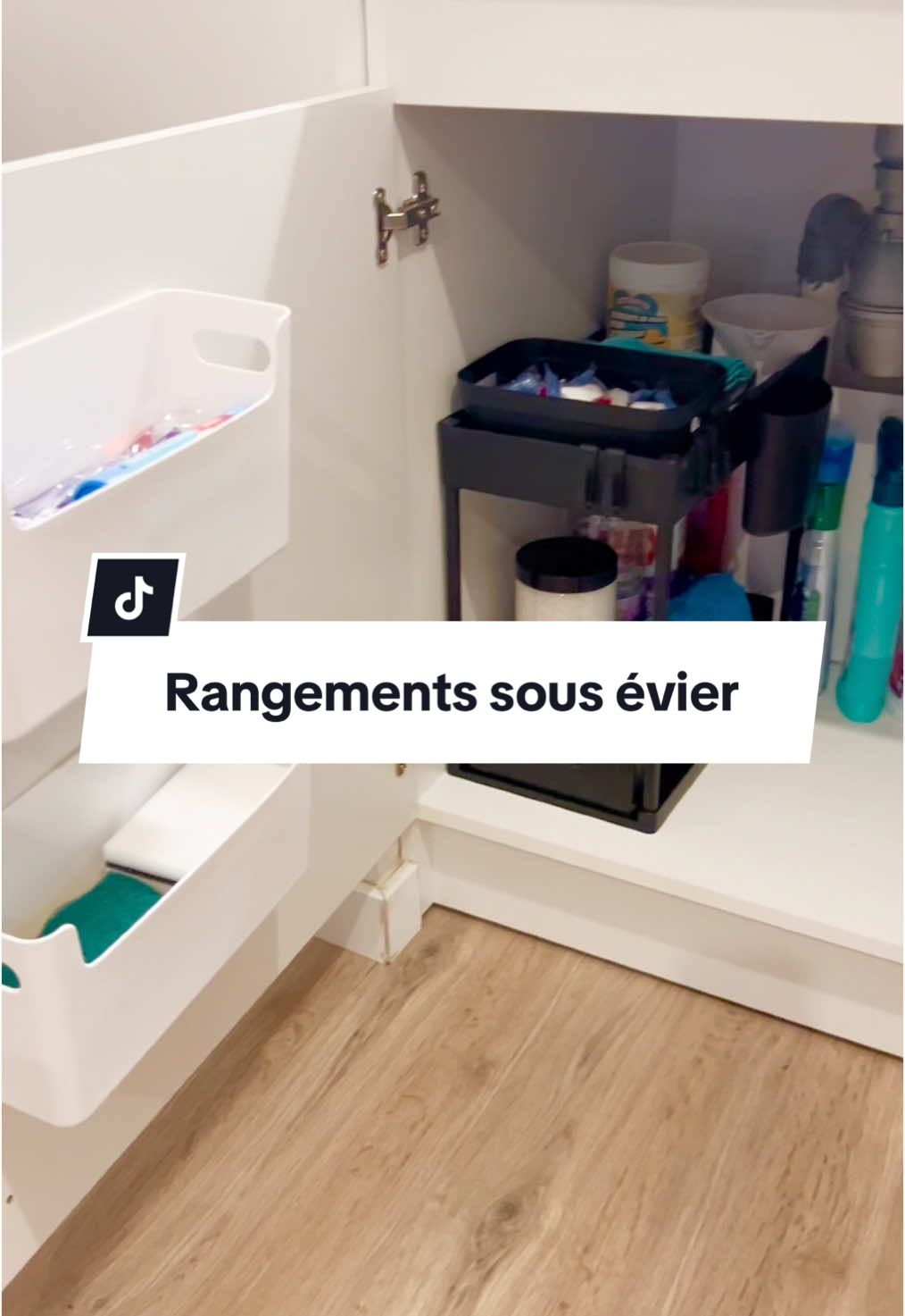 Rangements sous évier #amazon #amazonfinds #organization #kitchenorganization 