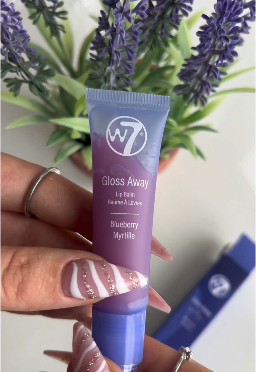 @W7Makeup Gloss Away Lip Balm | Blueberry Myrtille🫐 #lipbalm #lipbalmcollection #w7 #lipcare #lipcareproducts #SelfCare #selfcaretok #girlythings #lipbalmswatch #lipcare🌸🌸 #fyp #foryou