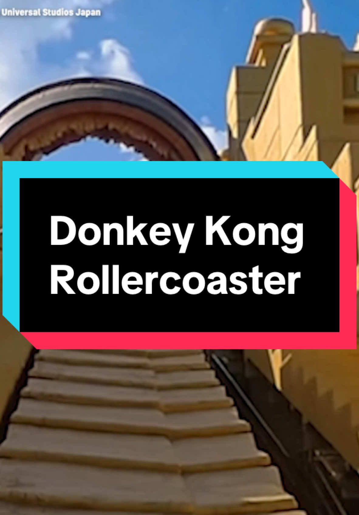 Donkey Kong Country at Universal Studios Japan! #donkeykong #universalstudiosjapan #supernintendo #themepark #rollercoaster #uk 