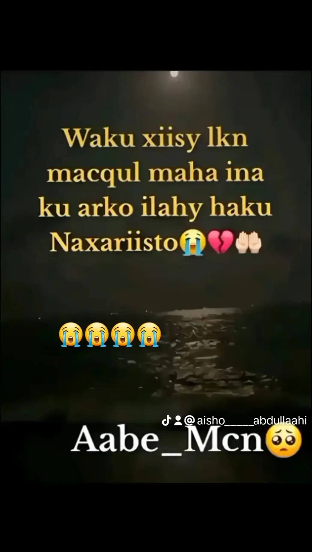 #allah ku naxariisto 🤲 aabo mcn 😢 