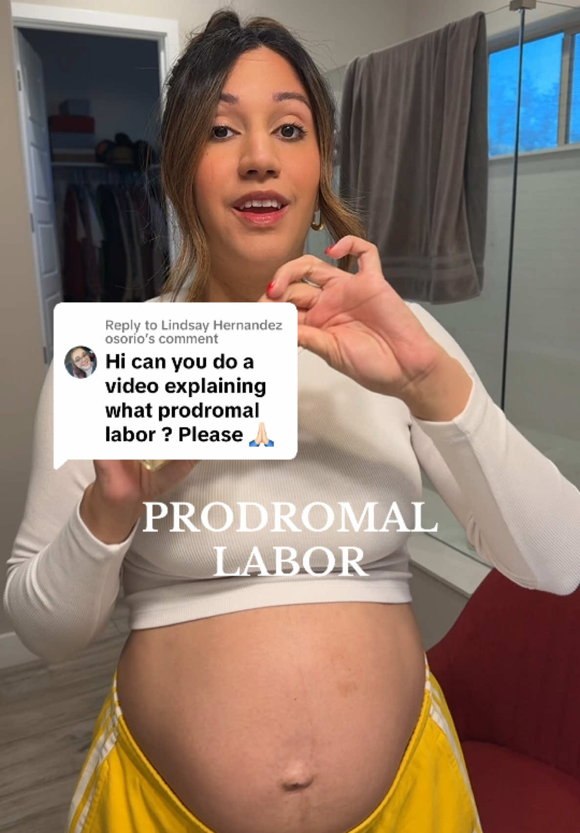 Replying to @Lindsay Hernandez osorio  who’s experienced Prodromal Labor before?! #pregnancy #prodromallabor #laboranddelivery #obgyn #pregnant #doctor 