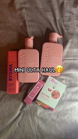 new goodies! so excired to try all of these :) @MONDAY Haircare @byoma @Good Molecules @Naturium #selfcare #ultahaul #haul #beauty #smallcreator #supportsmallcreators #girlssupportinggirls #haircare 