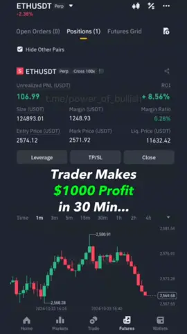 This Trader Made $1000 in 30 Min... #binance #futurestrading #binancefutures #cryptocurrency #cryptok #cryptotrading #ethereum #tradingforbeginners #tradingsignals 