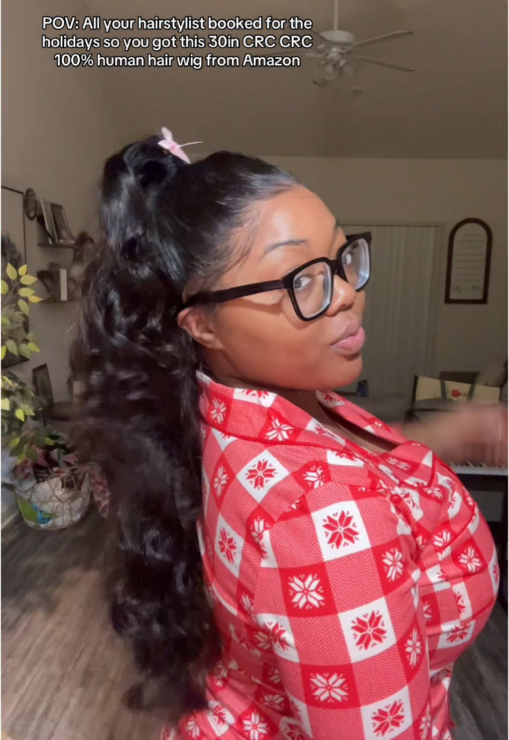 @CRCCRC 30''=$129!!! 100% HUMAN HAIR WIG at Amazon hair store #fyp #wiginstall #halfuphalfdown #hairstyles #fyppppppppppppppppppppppp #amazonwigs #fypシ #blackgirl 