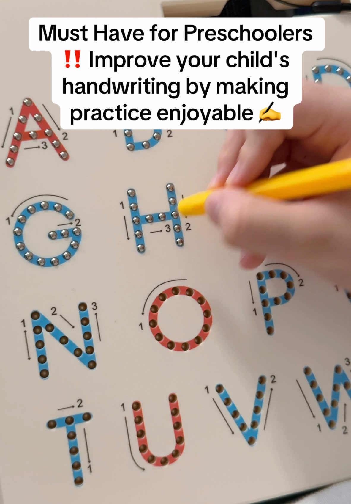 Preschool and Kindergarten Must Have! Magnetic  Letter Board to improve your child’s Handwriting #prektips #tiktokshopbacktoschool #dealsforyoudays #deals #NewYearNewAura #ShopToysAndTots #FallDealsForYou #TTSDelight #TikTokShopHolidayHaul #TikTokShopCreatorPicks #dealhunters #rushready #dealoftheday #giftidea #fyp #childrenlearning #fy #fypage #kindergarten #preschool #foryourpage #toysreview #montessori #learningtoys #foryoupage #foryou #kidslearningtoys #educationaltoy #tiktokmademebuyit #tiktokmademebuylt #tiktokmademedoit  #tiktokfinds #workbooksforkids #schoollife #tiktokviralproducts  #prek #parentinghacks #school #preschoolactivities #budgetgifts #handwritting #TikTokShop #toysfortoddlers #playroom #earlyeducation #activityforkids #activitybook #educationaltoys #tiktoktoys #learnnumbers #learncolors #relax #earningtoys #handwriting #reading #homeschool #handwriting #reading #homeschool #teachertok #parenting #homeschoolersoftiktok #homeschoolmom #homeschooling #kidslearningtoys #satisfy #budgetgifts #TikTokShop #playroom #earlyeducation #satisfying #foryoupage #educationaltoy #educationaltoys #tiktoktoyse #learnnumbers #learncolors #educationalgames #tiktokshoping #satisfy #viraltiktokshopproducts #montessoritoddler #montessoriathome #montessoriactivities #giftforkids #development #toysforkids #viraltiktokshop #christmasgiftideas #christmasonabudget #holidayshopping #giftsfortoddlers 