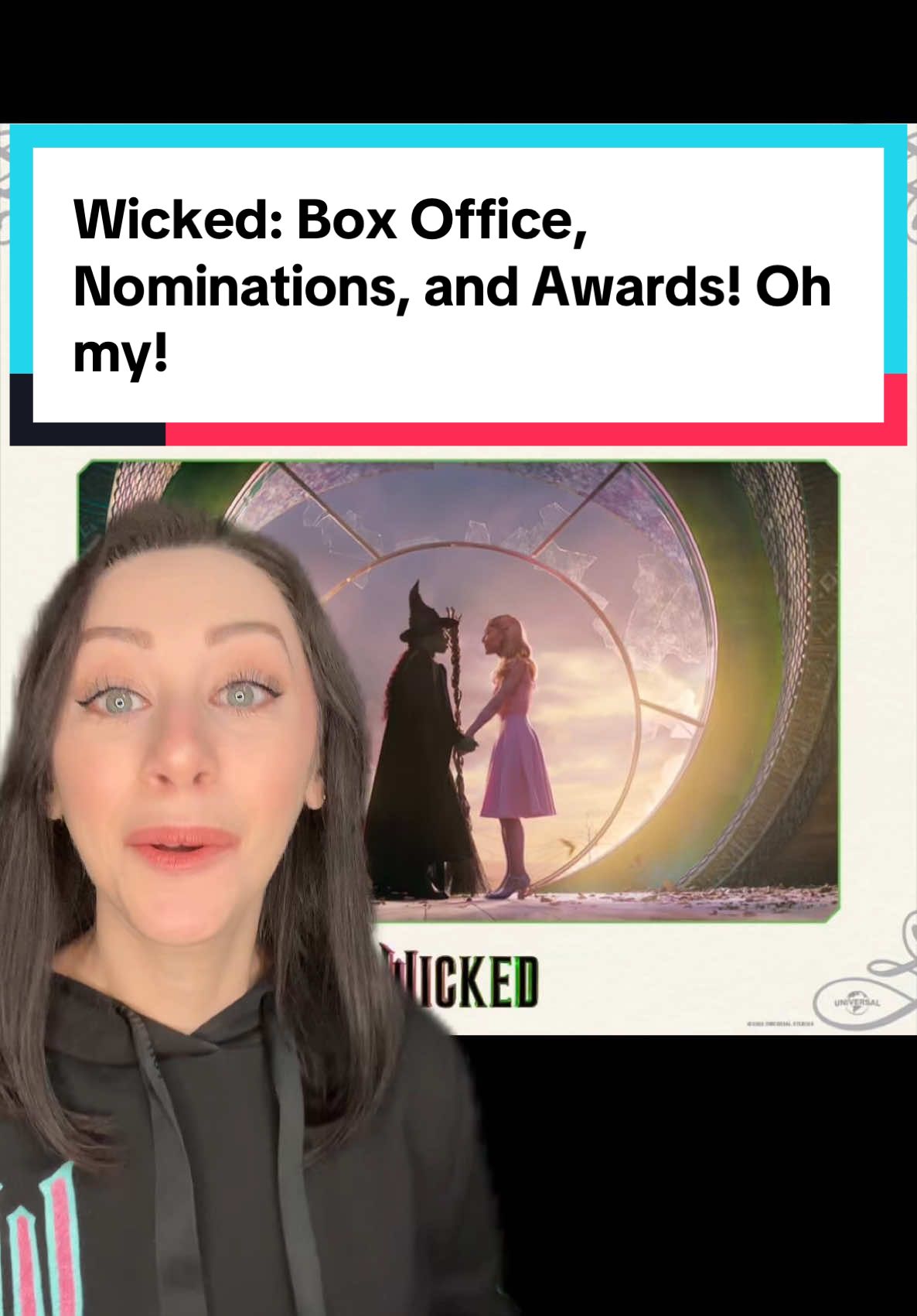 The @Wicked Movie was nominated for 4 @Golden Globe Awards and the box office numbers continue to defy gravity! #wickedmovie #goldenglobes #cynthiaerivo #arianagrande #theozvlog #awards #marketing @Cynthia Erivo @arianagrande @Universal Pictures @TheAstraAwards #greenscreen #greenscreenvideo 