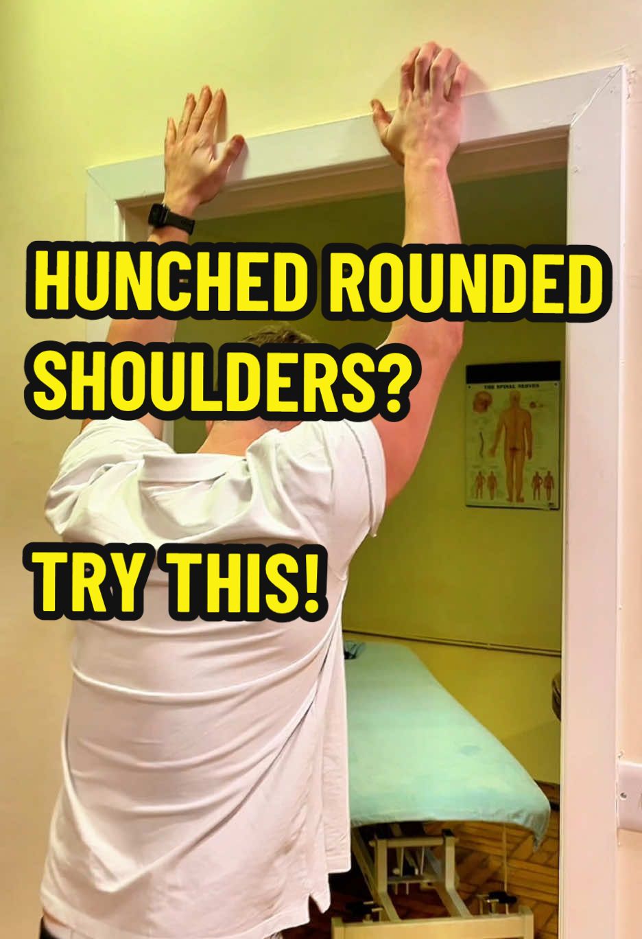 Struggling with rounded shoulders or a hunched-over posture?  These stretches are designed to open up your chest and shoulders, helping you stand taller and feel better.  Perfect for anyone battling desk posture or looking to improve their alignment. . .. . . #RoundedShoulders #PostureCorrection #HunchedPosture #DeskPosture #MobilityTips #ChestStretch #ShoulderAlignment #StayAligned #ThrivePhysio