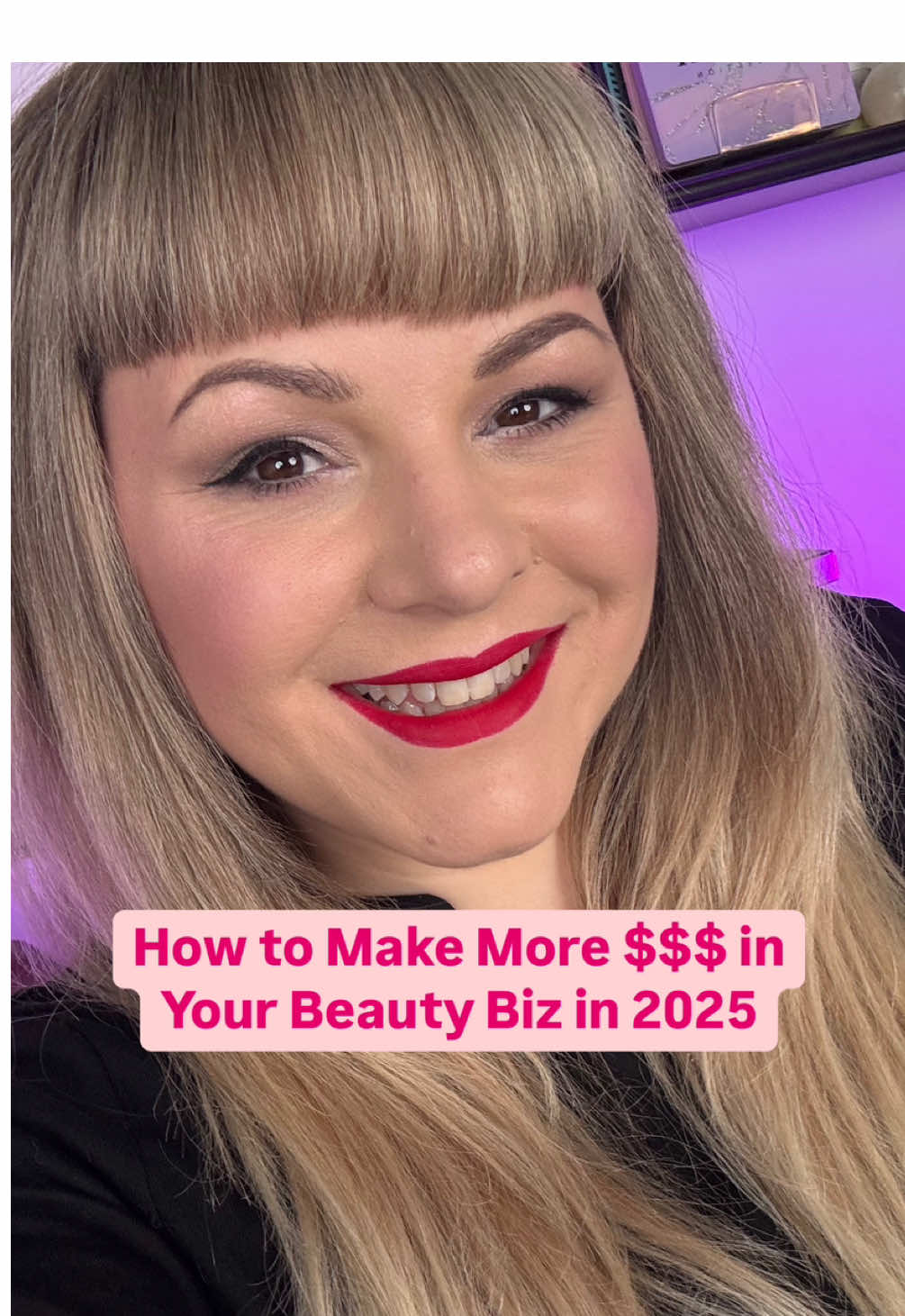 Have you thought about teaching online? 👀 You’ve already got the skills, probably already taught makeup lessons or hair classes in person .. so why not bring it online? Share this with all your makeup artist and beauty pro friends, esp if they’ve mentioned they love teaching! 💖 And follow me if you want to learn more about how to monetize your knowledge and add more revenue to your beauty business in 2025 ✨