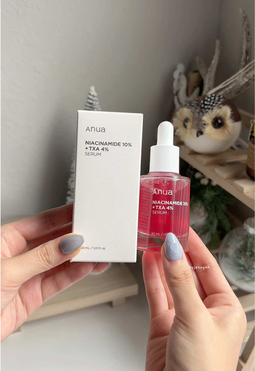 @anua_global NIACINAMIDE 10% + TXA 4% DARK SPOT CORRECTING SERUM ❤️ Reduces and prevents dark spots in 14 days! ✨10% Niacinamide: Helps reduce discoloration by breaking down excess melanin ✨4% TXA: Visibly fades existing dark spots and prevents new ones from forming by interrupting melanin production ✨2% Arbutin: Corrects uneven skin tone by limiting melanin production. ✨Free of: Alcohol, Paraben, Silicone, Sulfate, Allergen, Fragrance. Vegan, Cruelty-Free, Non-Comedogenic Available on @Anua Store US  - @umma.influencers #ANUA #anuaserum #darkspots #hyperpigmentation #koreanskincare #kbeauty #skincare #brightening #acnescars #glassskin #Hyaluronicacid #Niacinamide #ampoule #Serum #cleanbeauty #koreanbeauty