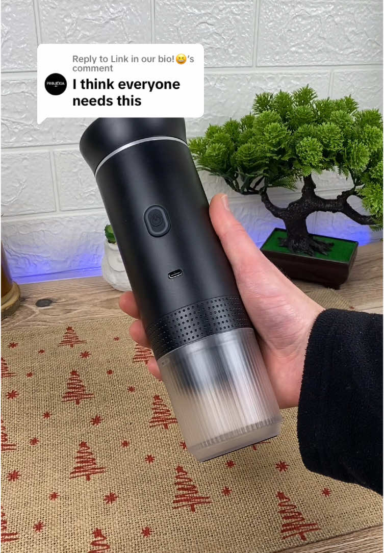 Replying to @Link in our bio!😆 I think so too! Portable coffee maker 🤎