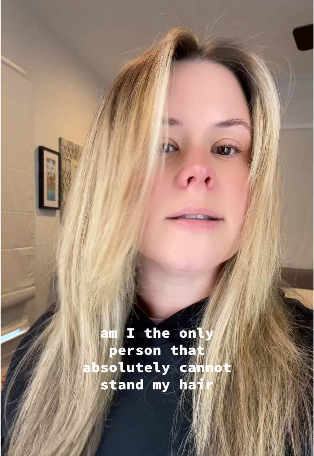 Freshly washed hair is THE WORST for us one-a-week washers, right?! Surely I am not the only one 🫠