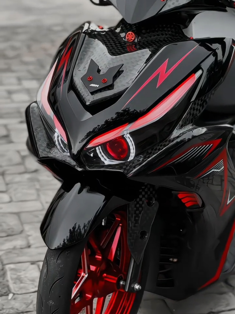 Aerox RedxBlack 🔥🔥🔥 #Aerox  #Aerox155 #yamaha #moto #modified #malaysian #rider #motolovers  #thailand🇹🇭 #philippines  #vip 