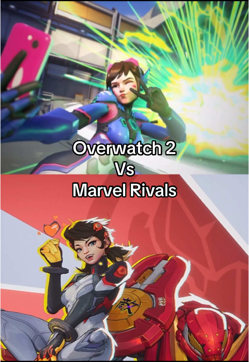 A little comparison of Overwatch 2 vs Marvel Rivals 😱 #overwatch #overwatch2 #overwatchtiktok #overwatchtiktoks #marvelrivals #marvelrivalsgame #overwatchskins #overwatchleaks #fyp 