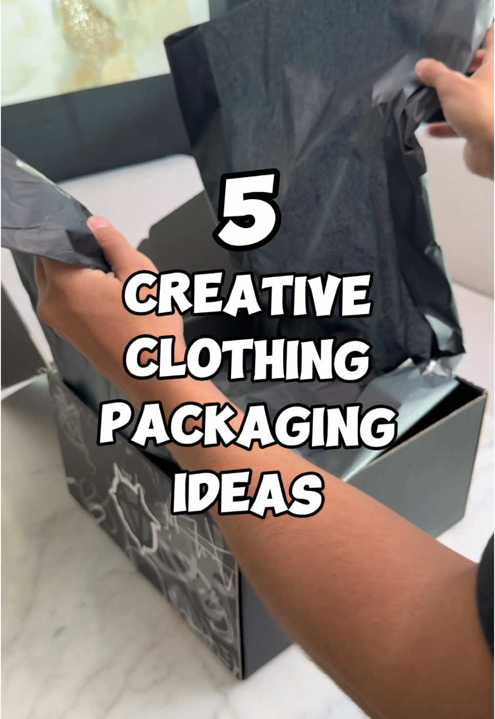 5 creative packaging ideas used by different clothing brands  #clothingbrand #sbhelpers #packaging 