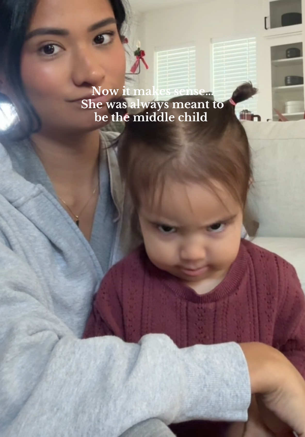 Just like her mommy 🙈👯‍♀️we will forever have a bond hehe