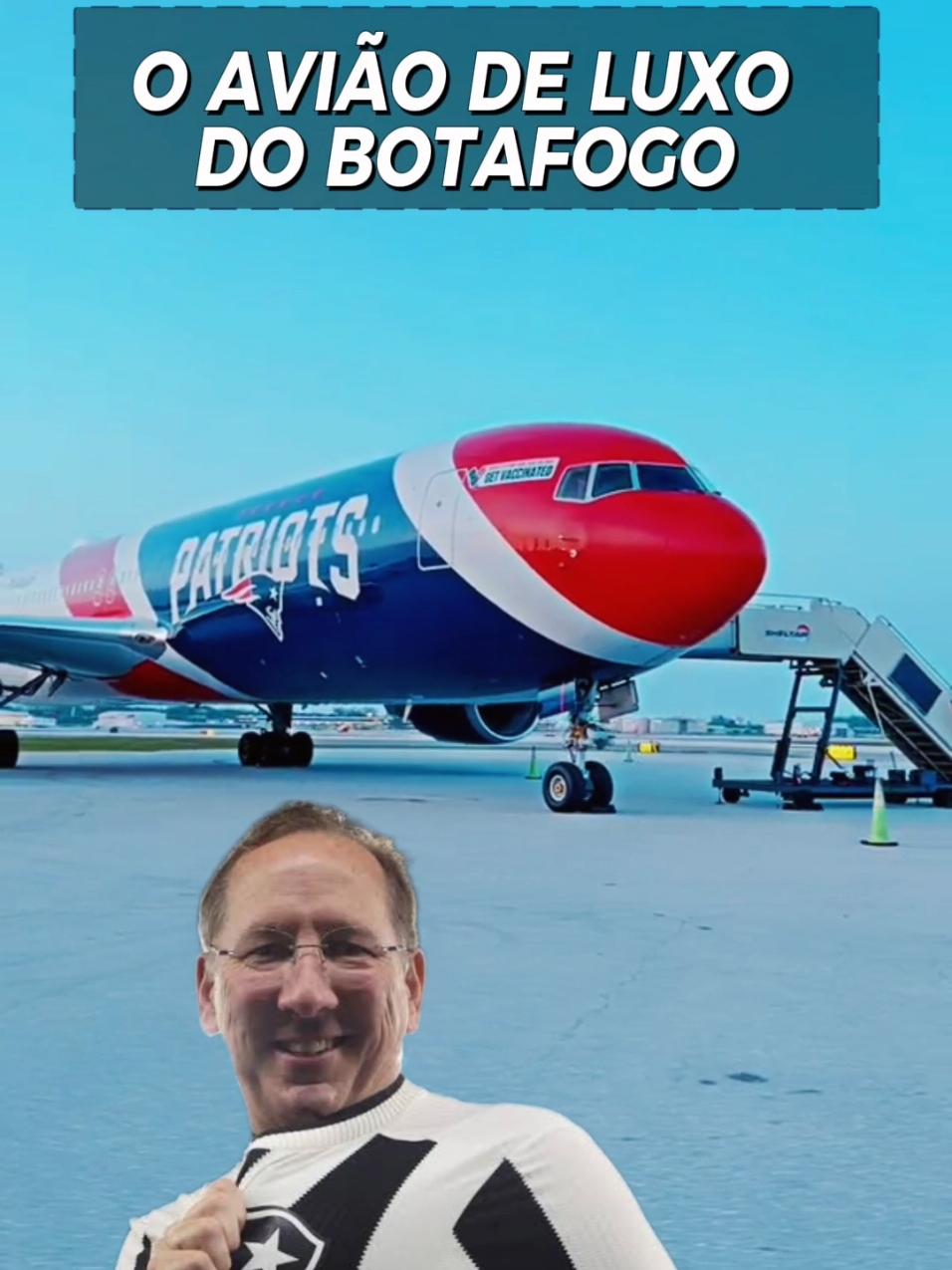 O avião de luxo do Botafogo para o Mundial de clubes 🤑😱  #botafogo #mundialdeclubes #brasileirao #futebolbrasileiro 