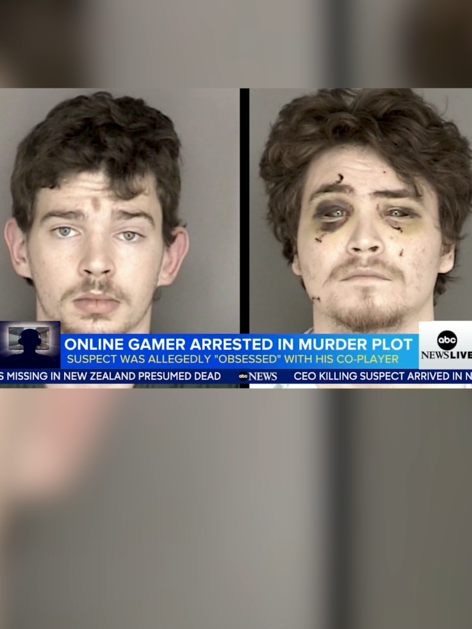 Authorities say two men flew from Canada to California and allegedly stabbed a woman and her boyfriend while they were at home. One of the men had allegedly developed an 