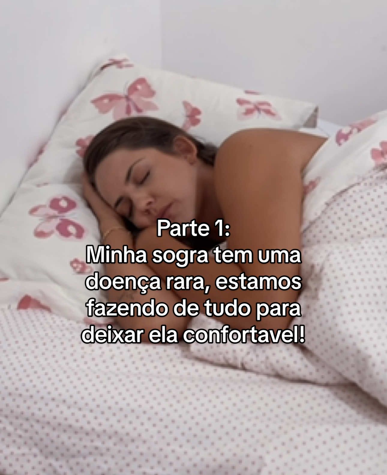 Parte 1: Minha sogra tem uma doença rara, estamos fazendo de tudo para deixar ela confortavel! #tamara #tamarakastro #novelas #tik_tok 