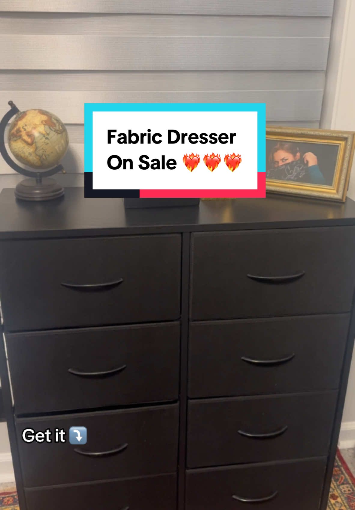 Fits lots of thing and very organized ♥️ . . . . . #shopping #organizer #fabricdresser #tiktokshop #fyp #followme 