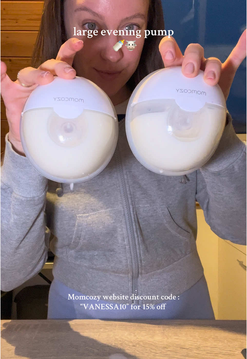 Every drop counts 💛 Pumping with the @Momcozy Official M5 has been such a helpful part of my journey. Grateful for these little moments! 🍼 #momcozy #momcozym5 #postpartumjourney #pumpingmom #milksupply 
