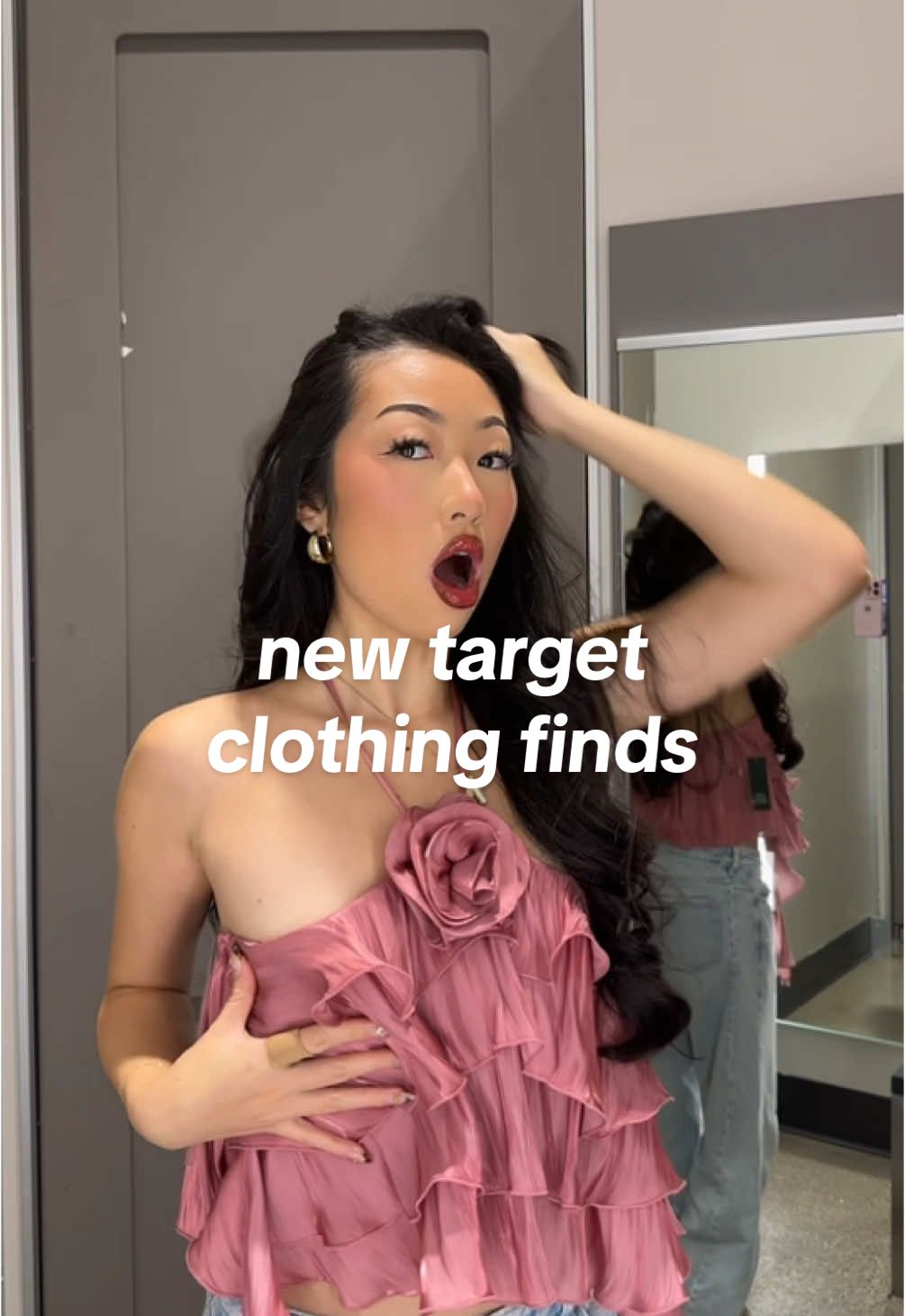 I’m no longer allowed to go to target 😂 I swear EVERYTIME I go there I leave with new clothes 🥲 but honestly… the pink flower top is EVERYTHING I’m obsessed 🤍✨ #target #targetclothes #targetfinds #girlythings #tryonhaul #targethaul #GlowUp #clothinghaul #outfitinspo 