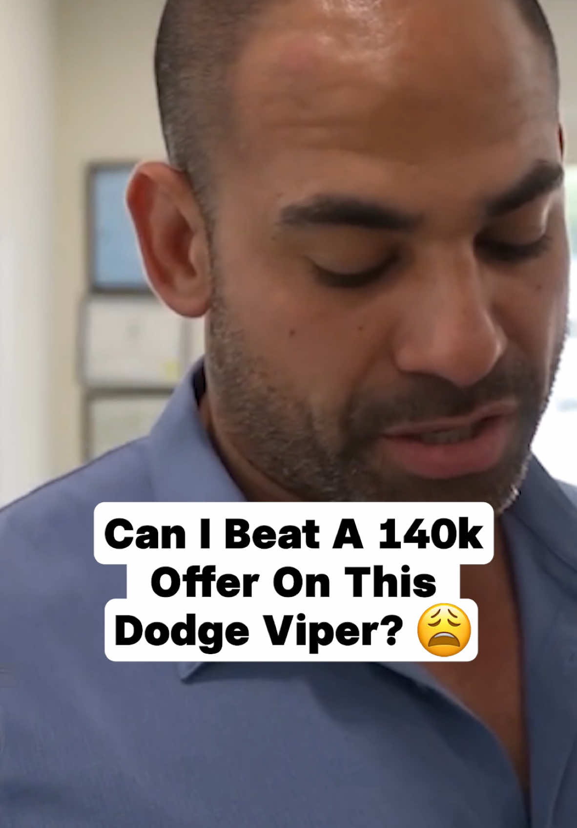 Snagged a Viper SRT for $125K after haggling like crazy before my phone died. #dodgeviper #carbuying #sportscar #automarket #cardealership #fy #fyp