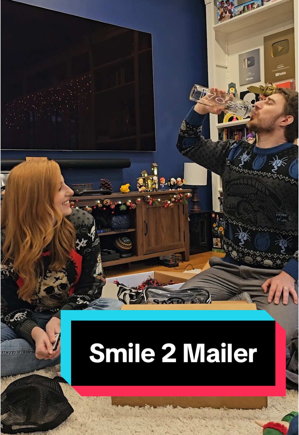 Smile 2 is one of our favorite movies of the year!  #horror #smile #smile2 #horrormovies #scarymovies #deadmeat #thekillcount #jamesajanisse #chelsearebecca #mail #concert #water #artist #skyeriley 