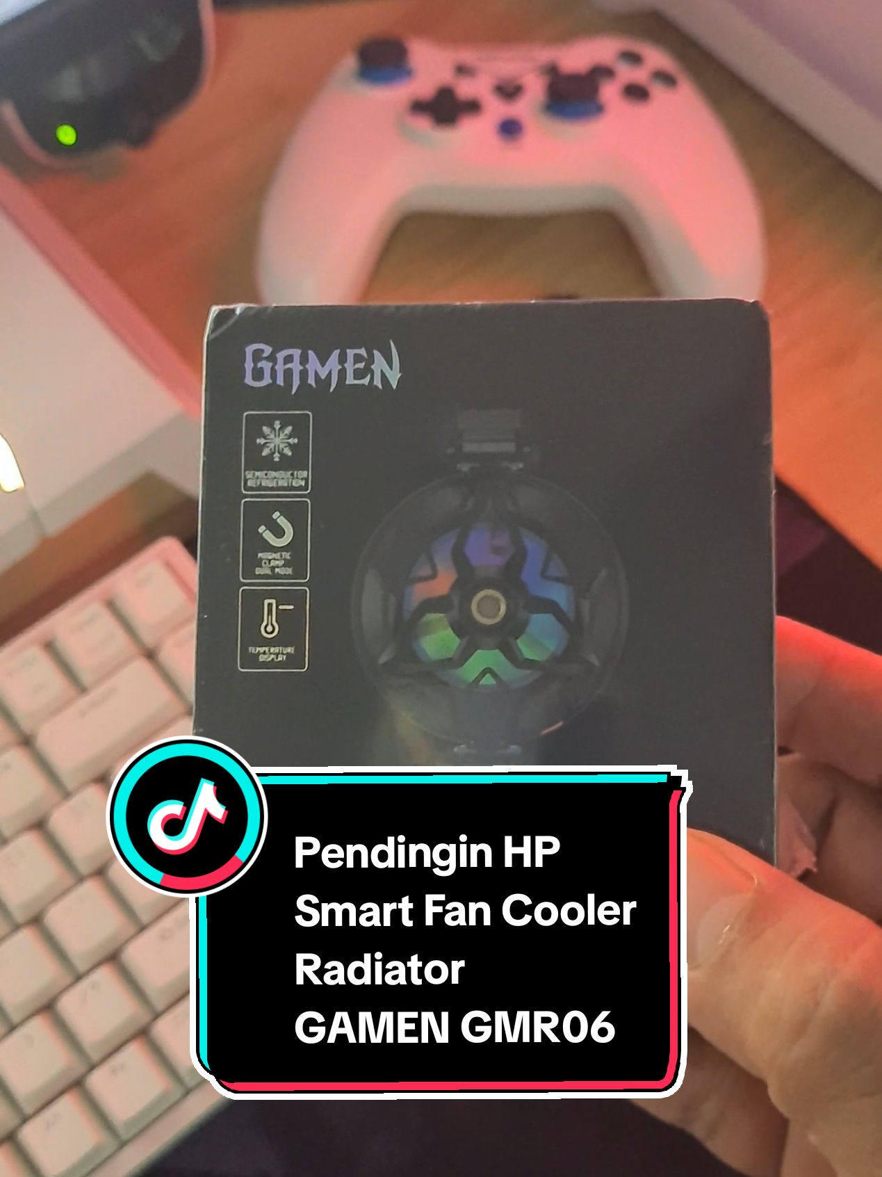 Pendingin HP Smart Fan Cooler Radiator Semikonduktor GAMEN GMR06 Original Garansi Resmi #fancoolerhp #fancooler #pendinginhp #racuntiktok 