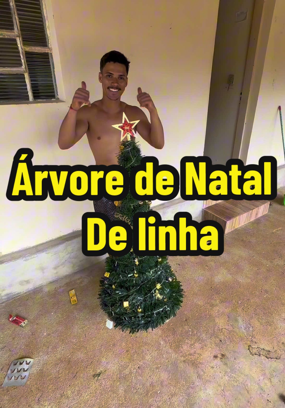 Arvore de Natal de linha de pipa 🎄 #sitiodochulipa 