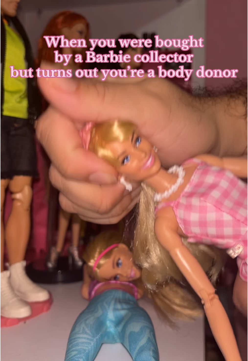 the life of a Made To Move Barbie… sad reality 😢 #toy #toysoftiktok #tiktoktoys #barbiecollector #dollcollector #doll 