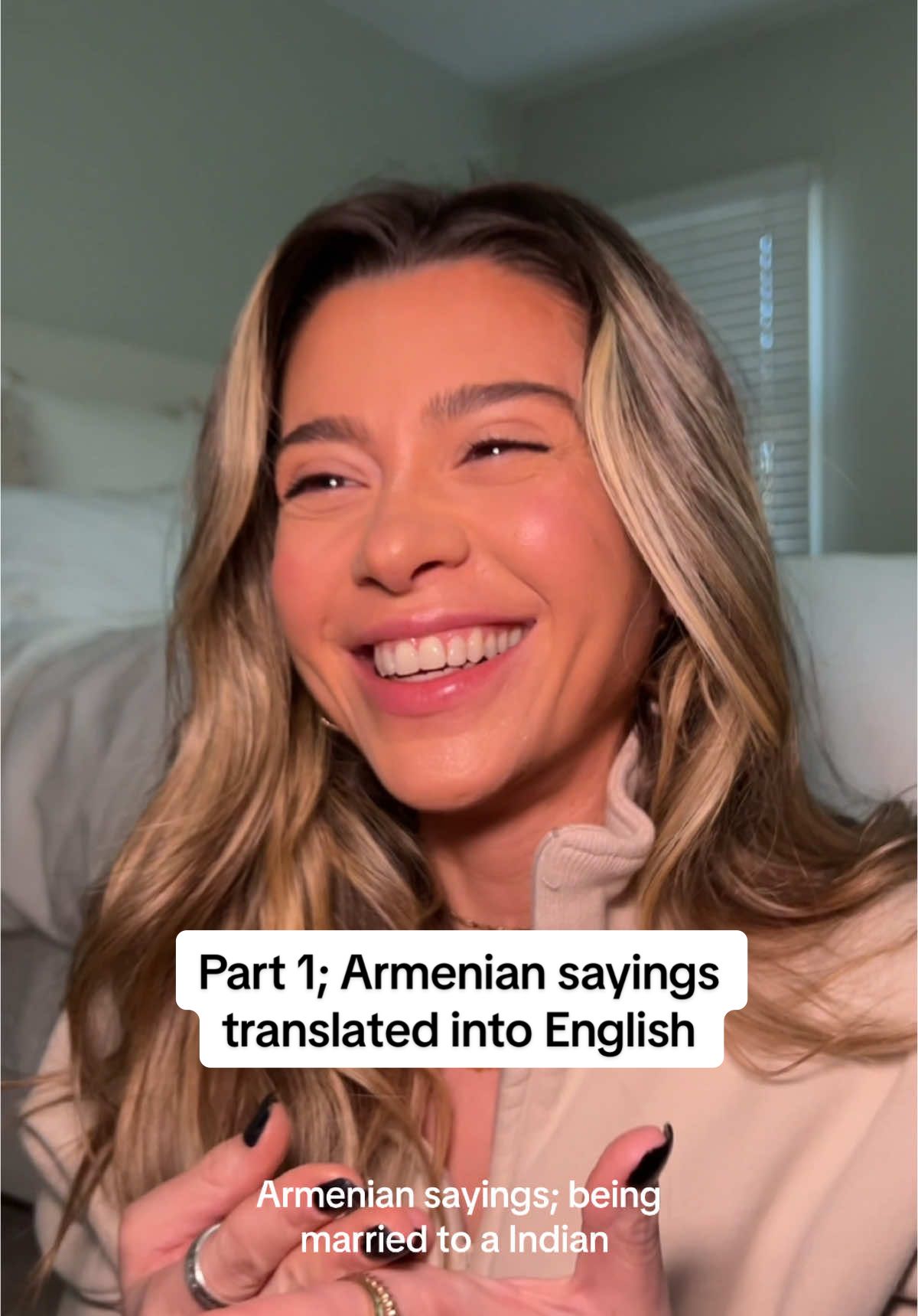 Part 1; Translating armenain sayings into english, its just not the same. Better yet translating them into english and using it on your indian husand who doest get it even worse.  For anyone whos armenain watching this what are some good armenain sayings? #armenain #armeniantiktok #armeniansayings #indian #biracialfamily #mixedkids #mixedcouple #losangeles #la #european #british #punjab #middleeastern #biracial 