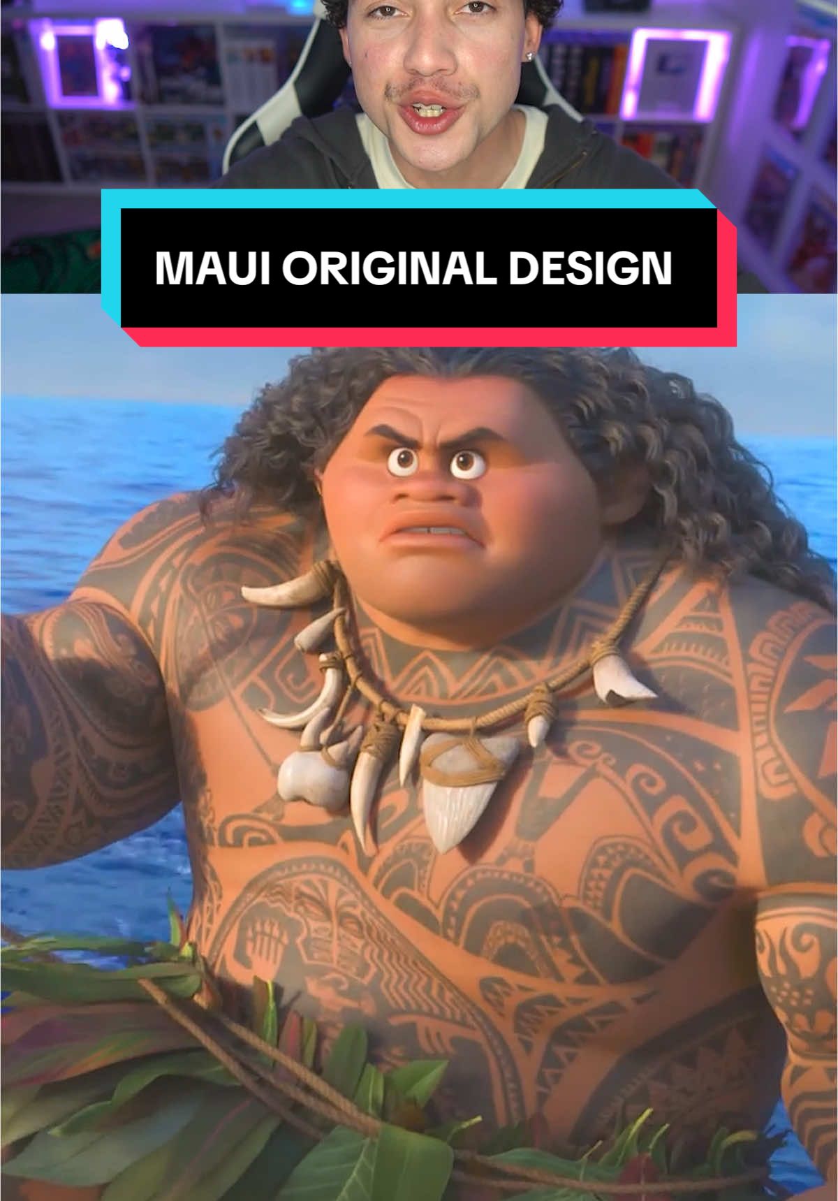 how The Rock changed Maui’s design 👀 #dwaynejohnson #moana #disney #moana2 #therock #mustwatch #tiktokpartner 